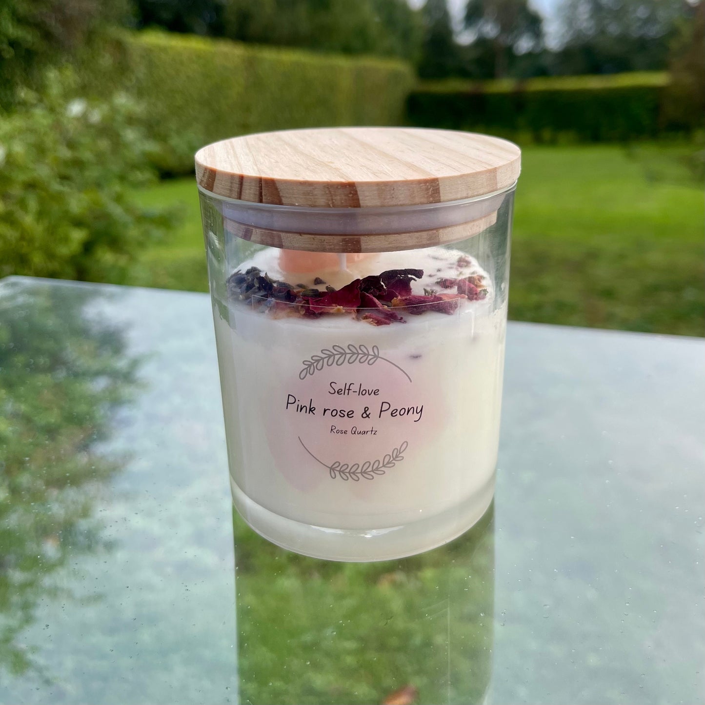 Rose and Peony Soy Wax Candle