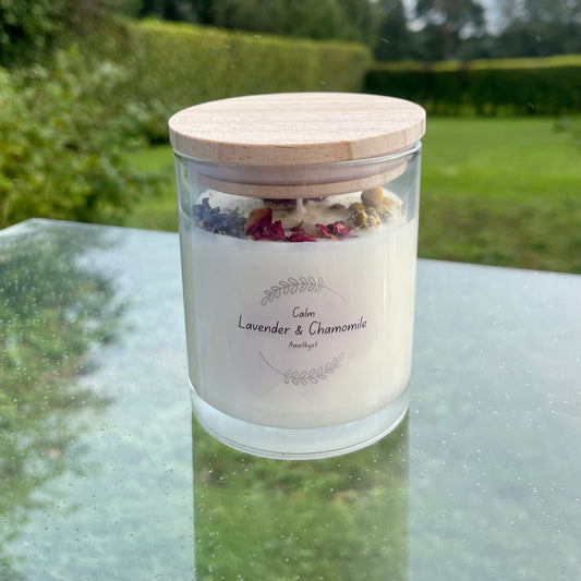 Lavender and Chamomile Soy Wax Candle